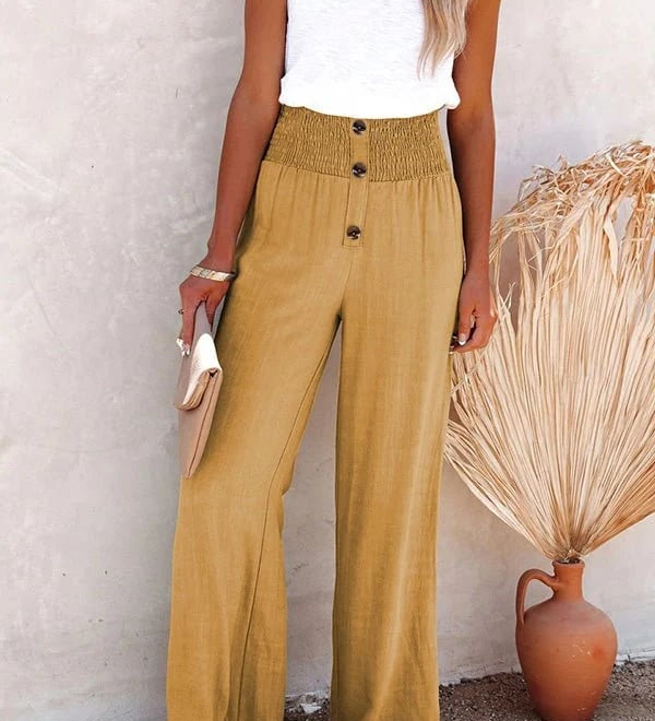 Christiane | Pantalón de Cintura Alta Relajado