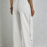 Cristina | Pantalones Holgados con Botones