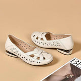 Avisa | Zapatos de cuero deslizables con cortes