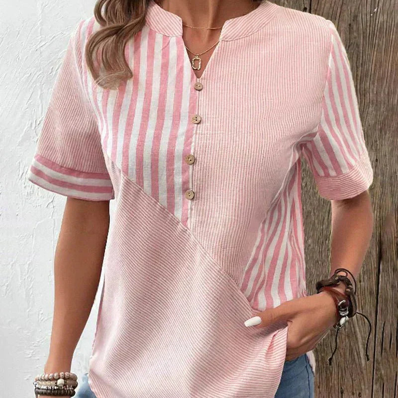 Monroe | Blusa de Rayas Suaves