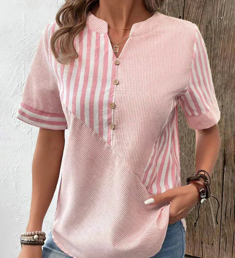 Monroe | Blusa de Rayas Suaves