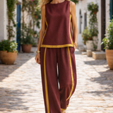 Anita | Conjunto de lino bicolor