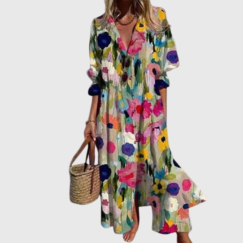 Guillemette | Vestido Maxi Bohemio Elegante