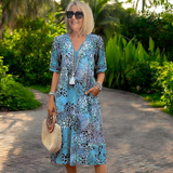 Elisete | Vestido fluido ligero con efecto favorecedor