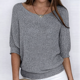 Luigia™ - Jersey elegante de punto trenzado
