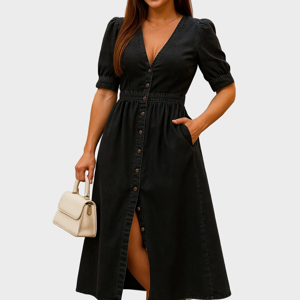 Nina | Vestido vaquero radiante
