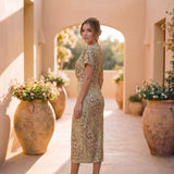 Giulia | Vestido elegante de tejido ligero y fluido