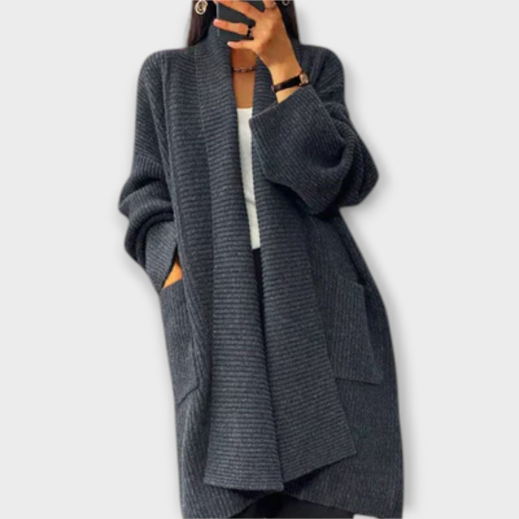 Eufimia | Chaqueta de punto largo