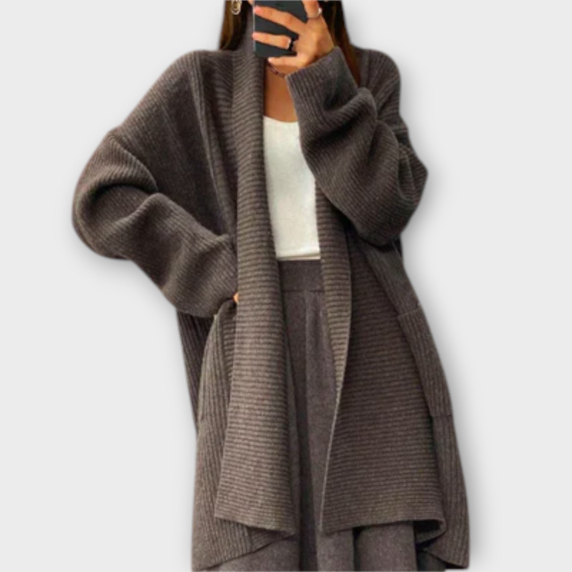 Eufimia | Chaqueta de punto largo