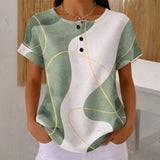 Aurelia | Blusa casual de bloques de color