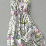 Borislava | Vestido A-Line Floral de Verano