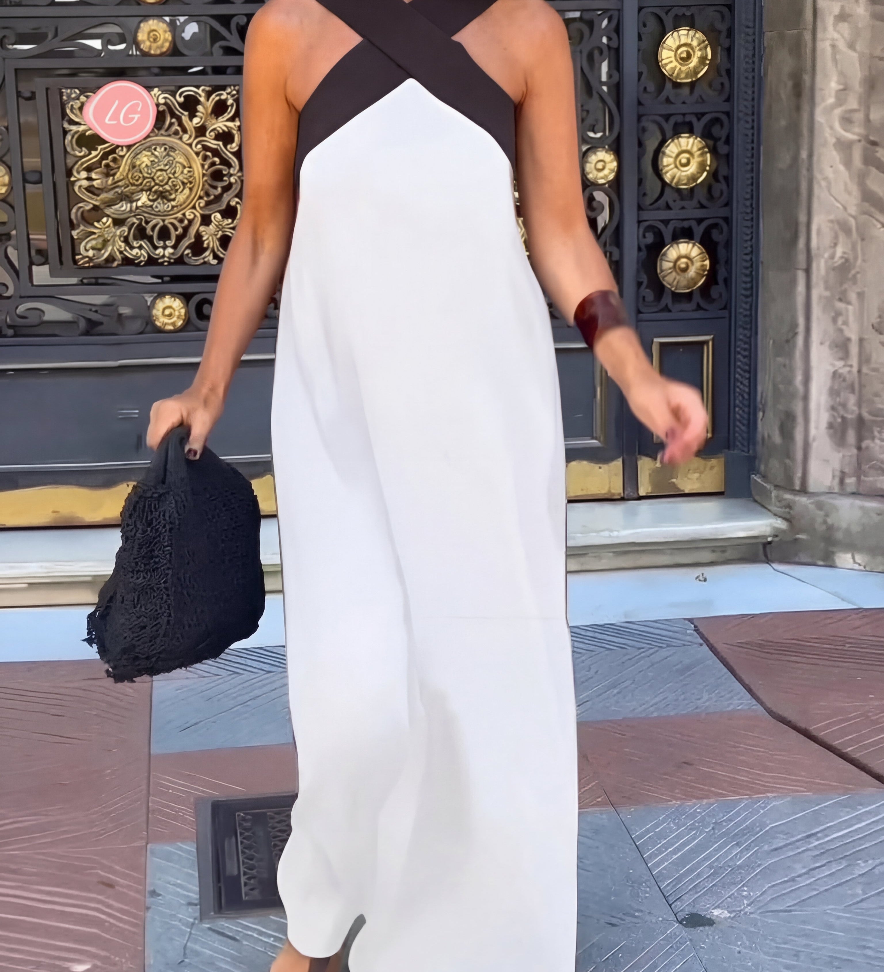 DELPHINE | VESTIDO CON CORTE CRUZADO