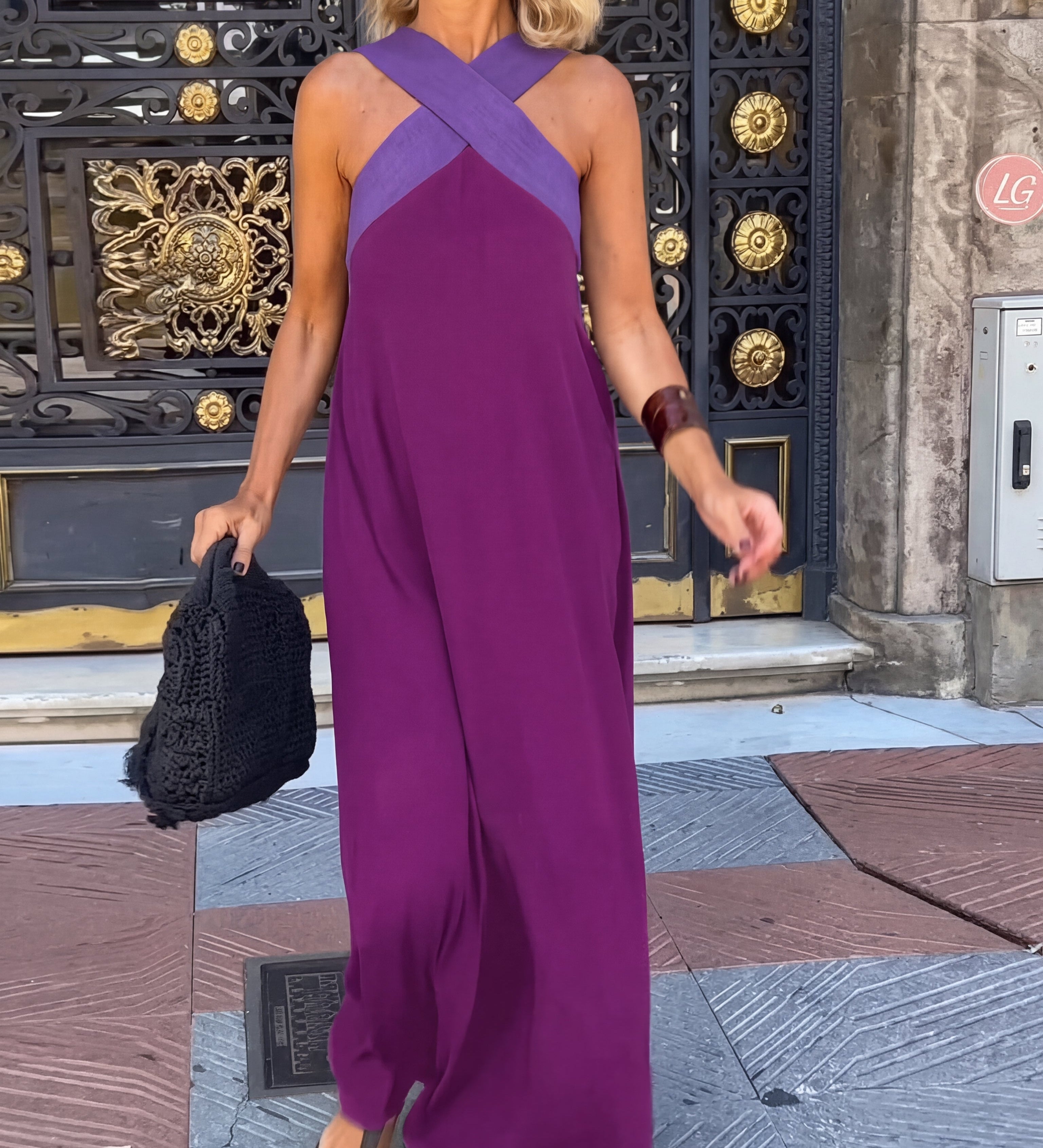DELPHINE | VESTIDO CON CORTE CRUZADO