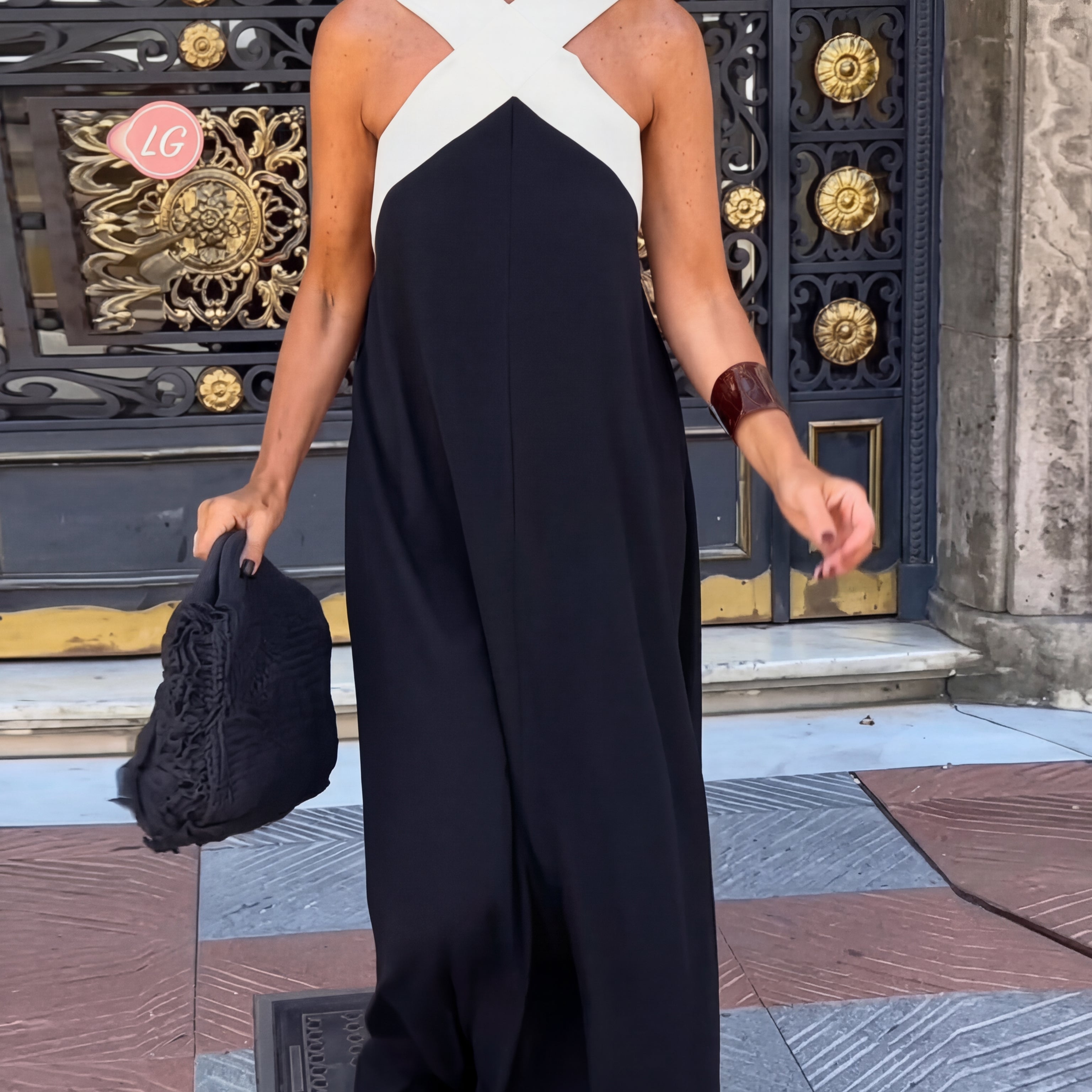 DELPHINE | VESTIDO CON CORTE CRUZADO