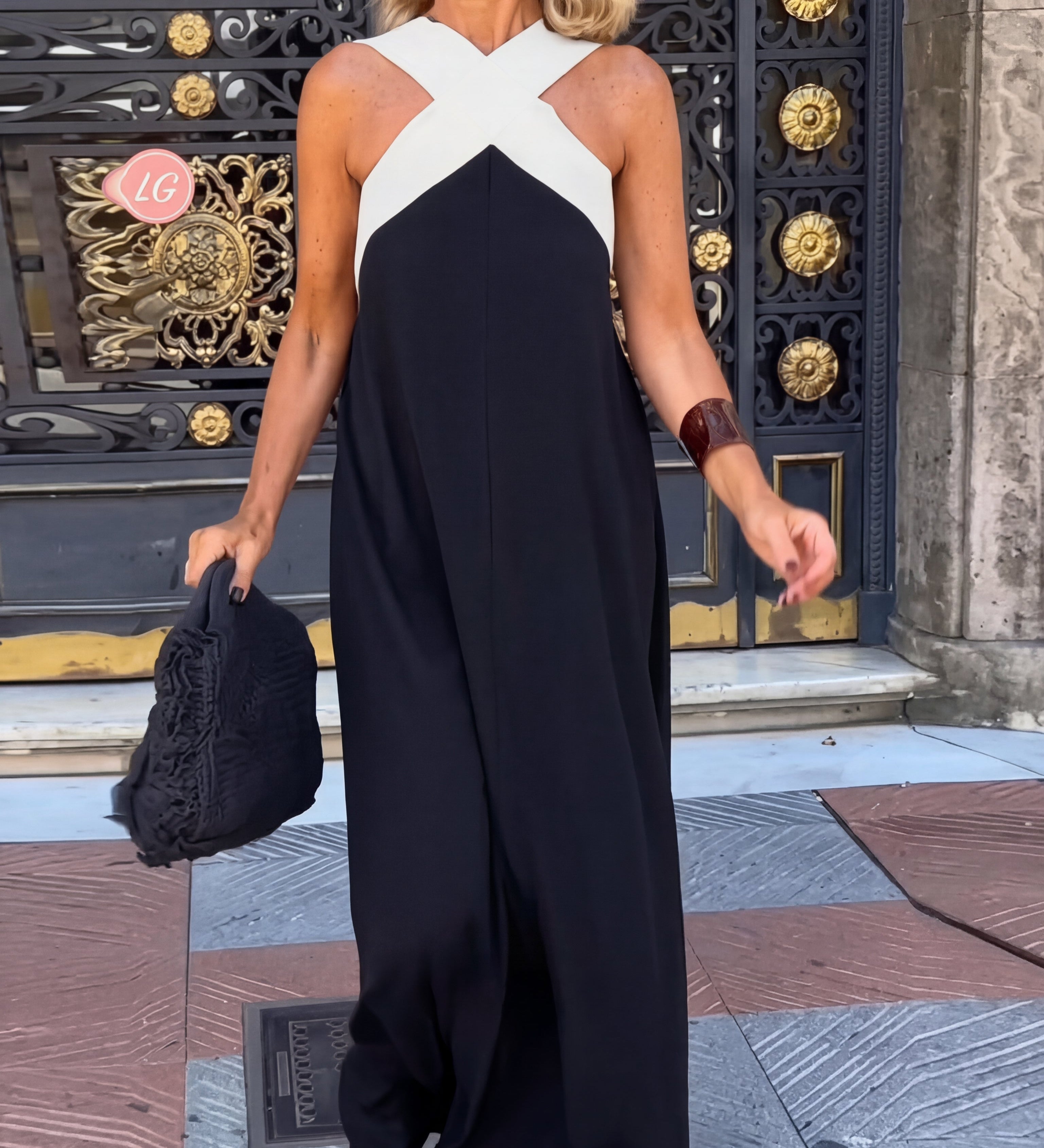 DELPHINE | VESTIDO CON CORTE CRUZADO