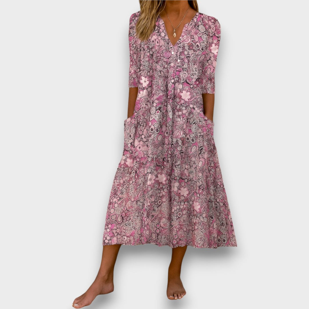 Harlowa | Vestido con botones
