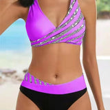 Isidora | Bikini estampado en tonos cálidos