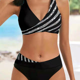 Isidora | Bikini estampado en tonos cálidos
