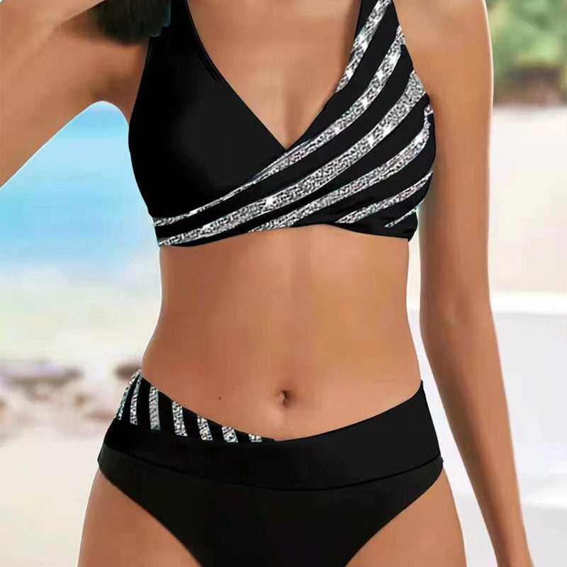 Isidora | Bikini estampado en tonos cálidos