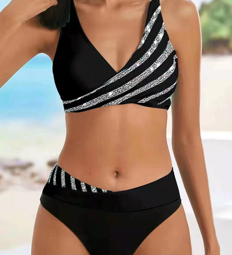 Isidora | Bikini estampado en tonos cálidos