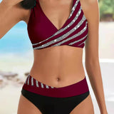 Isidora | Bikini estampado en tonos cálidos