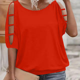 Blusa Adel con Hombros Descubiertos Blanca Elegante y Ligera