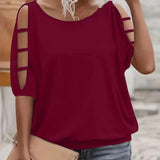 Blusa Adel con Hombros Descubiertos Blanca Elegante y Ligera