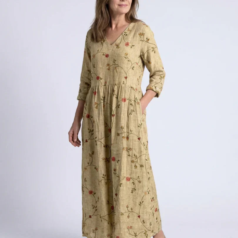 Bina | Vestido largo floral