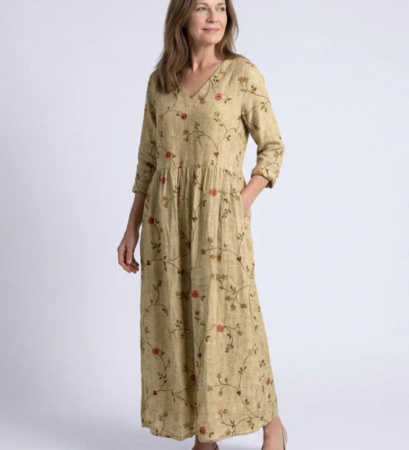 Bina | Vestido largo floral