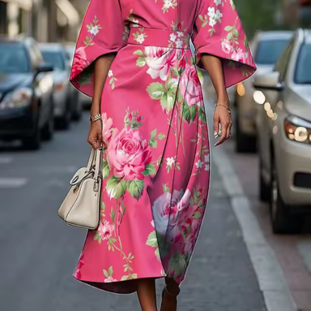 Moxlan | Vestido Floral Elegante