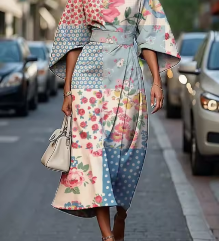 Moxlan | Vestido Floral Elegante