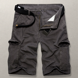 Shorts cargo clásicos de algodón para hombre