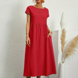 Gabrielle™ — Vestido midi fluido de elegancia atemporal