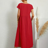 Gabrielle™ — Vestido midi fluido de elegancia atemporal
