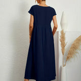 Gabrielle™ — Vestido midi fluido de elegancia atemporal