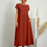 Gabrielle™ — Vestido midi fluido de elegancia atemporal
