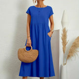 Gabrielle™ — Vestido midi fluido de elegancia atemporal