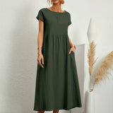 Gabrielle™ — Vestido midi fluido de elegancia atemporal