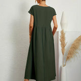 Gabrielle™ — Vestido midi fluido de elegancia atemporal