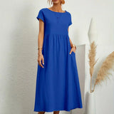 Gabrielle™ — Vestido midi fluido de elegancia atemporal