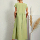 Gabrielle™ — Vestido midi fluido de elegancia atemporal