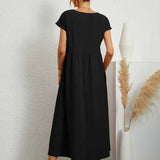 Gabrielle™ — Vestido midi fluido de elegancia atemporal