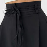 Azra | Pantalones de pierna ancha con cordones