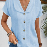 Ellen | Blusa Elegante con Cuello y Botones