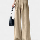 Ilyana | Pantalones de Cintura Alta y Pierna Ancha