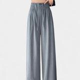 Ilyana | Pantalones de Cintura Alta y Pierna Ancha