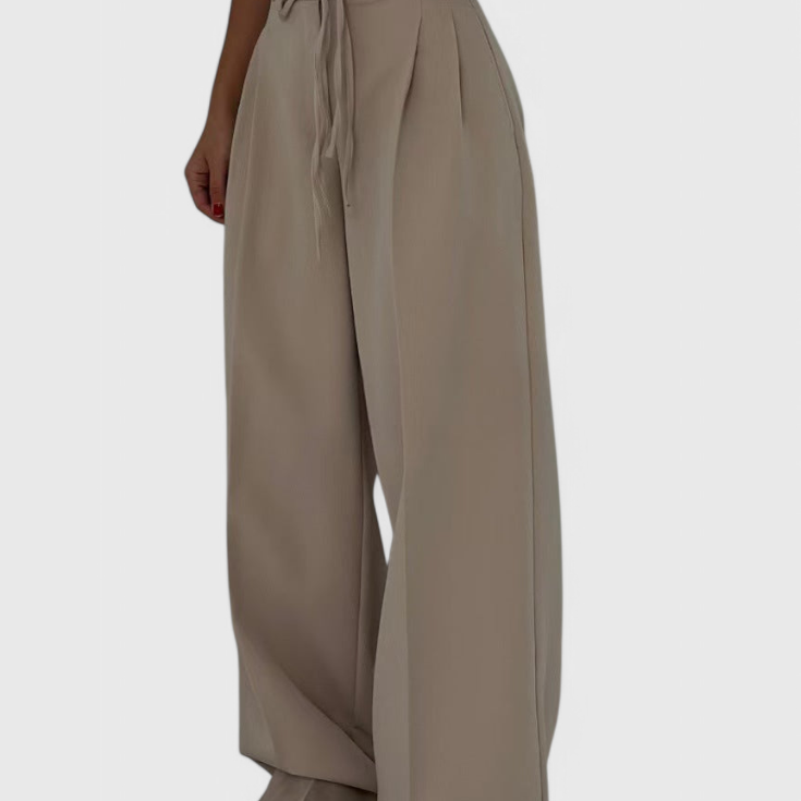 Azra | Pantalones de pierna ancha con cordones