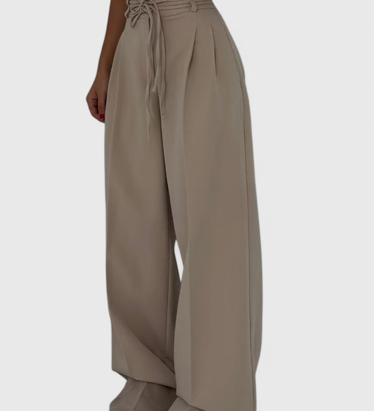 Azra | Pantalones de pierna ancha con cordones