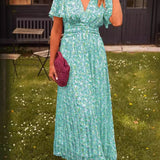 Dianne | Vestido largo fluido con flores