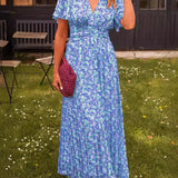 Dianne | Vestido largo fluido con flores